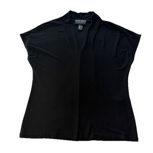 Frank Lyman Montreal Design Collection black dress career blouse woman size 4